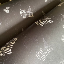 Load image into Gallery viewer, Best Witches Gift Wrap Black