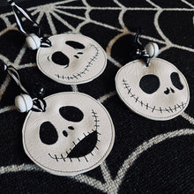 Load image into Gallery viewer, Set of 3 Bonedaddy Embroidered Hanging Decorations