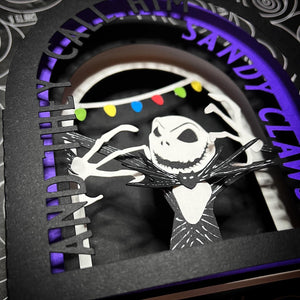 3D And they call him Sandy Claws Card